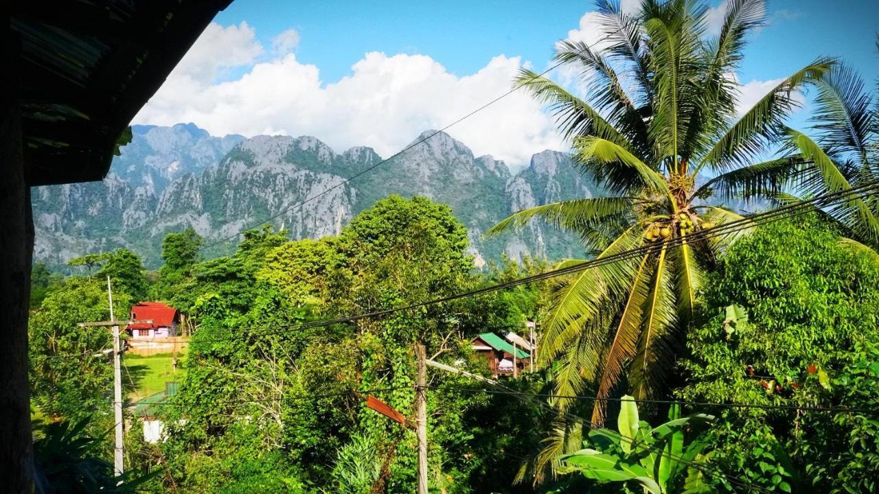Easy Go Backpacker Hostel Vang Vieng Bagian luar foto